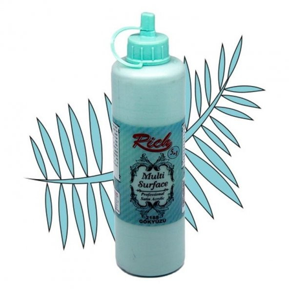 Rich Multi Surface Her Yüzey İçin Akrilik Boya 500 cc. 2188 GÖKYÜZÜ ürün görseli