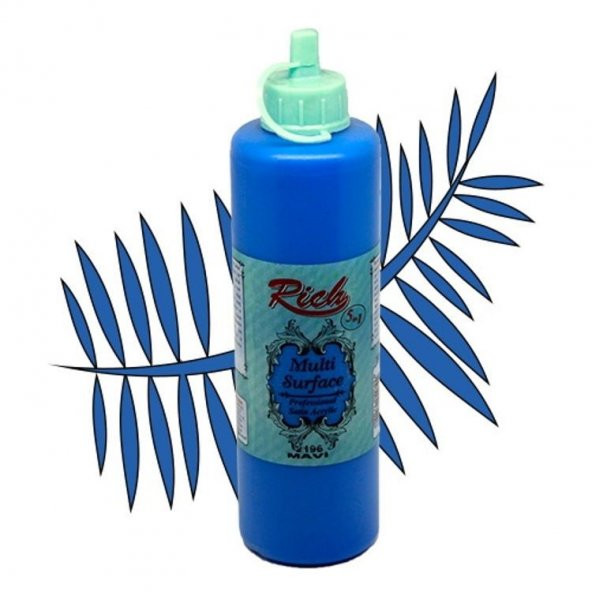 Rich Multi Surface Her Yüzey İçin Akrilik Boya 500 cc. 2196 MAVİ ürün görseli