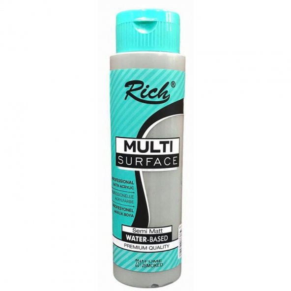 Rich Multi Surface Her Yüzey İçin Akrilik Boya 500 cc. 2310 FÜME