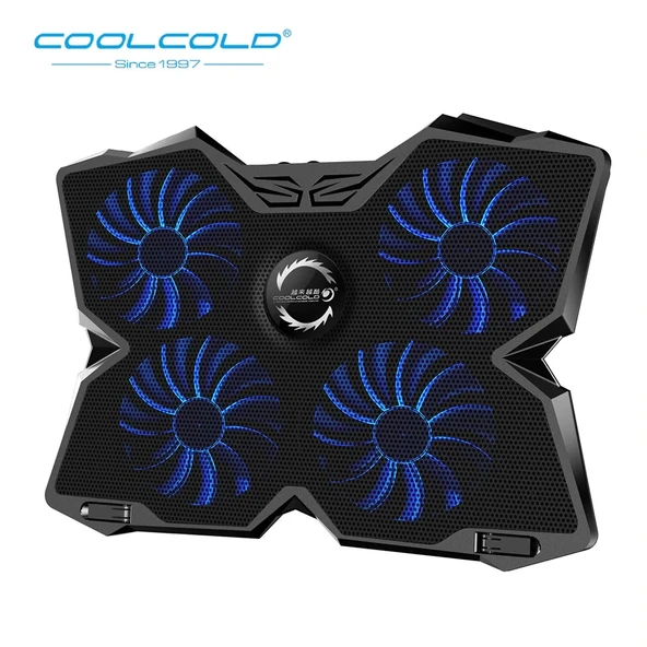 COOLCOLD Gaming 4 Fanlı Işıklı Notebook Laptop Soğutucu Stand - 7
