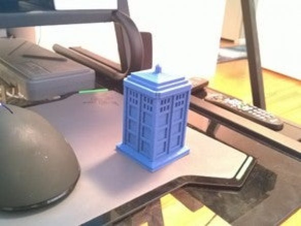Doctor Who Tardis - Düz Tabanlı Hediyelik Süs Eşyası Aksesuar - 8