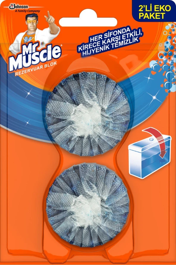 Mr. Muscle 2li Paket Rezervuar Blok