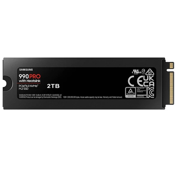 Samsung 990 Pro 2TB M.2 NVMe 7450-6900 Soğutuculu - 2