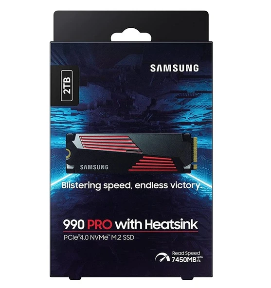 Samsung 990 Pro 2TB M.2 NVMe 7450-6900 Soğutuculu - 3