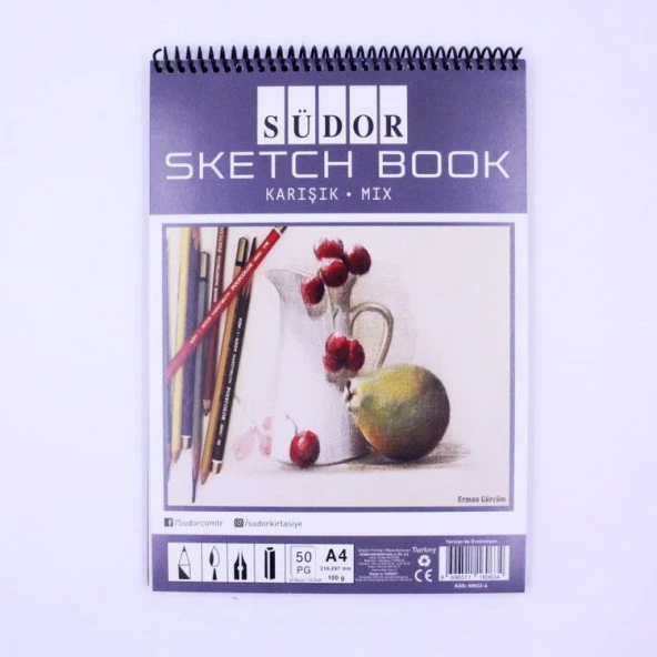 Südor Telli Mix Eskiz Defteri 50 yp A4