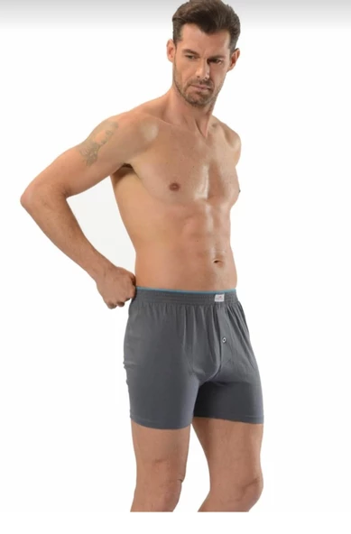 JİBER 127 ERKEK HAVLU KEMER PENYE BOXER ŞORT 6 LI - 2