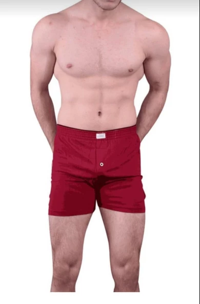 JİBER 127 ERKEK HAVLU KEMER PENYE BOXER ŞORT 6 LI - 4