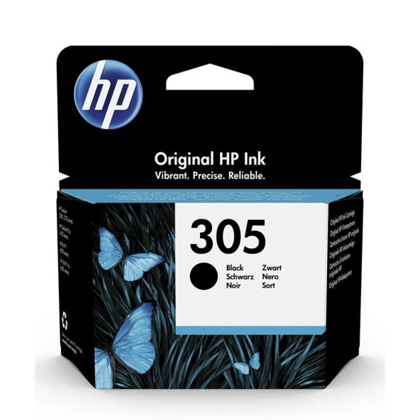 HP Mürekkep Kartuş Orj. No:305 Siyah - Resim 3