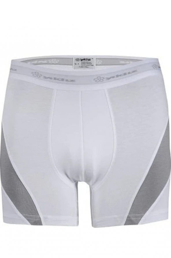 YILDIZ 115 ERKEK BEYAZ COMFORT MODAL BOXER 6 ADET - 2