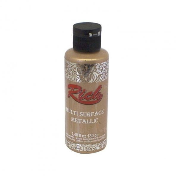 Rich Multi Surface Metalik Her Yüzey İçin Akrilik Boya 120 cc. 6530 PUDRA PEMBE