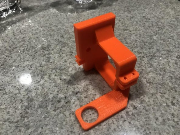 İ3-Rs 3D Yazıcı İçin Mk8 Ekstruder Montajı Plastik Aparat - 1
