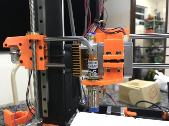İ3-Rs 3D Yazıcı İçin Mk8 Ekstruder Montajı Plastik Aparat - 7