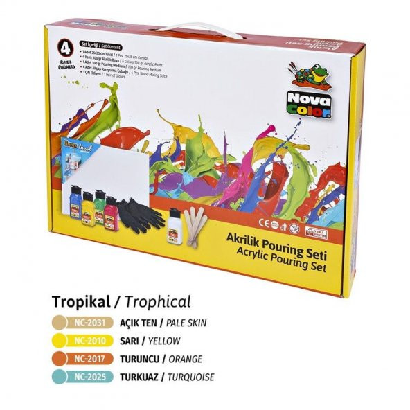 Nova Color Akrilik Pouring Set TROPİKAL