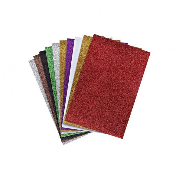 Nova Color Simli Karton 10 Renk 20x30 cm