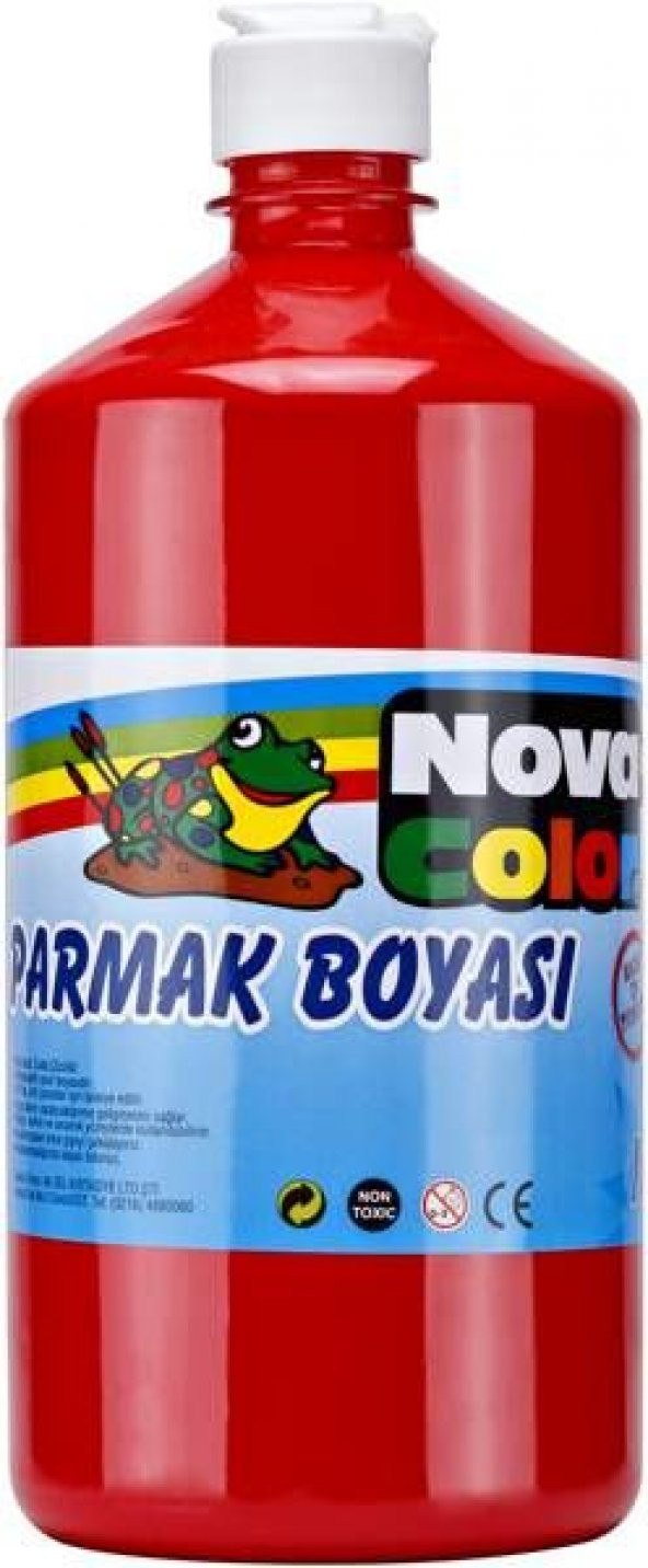 Nova Color Parmak Boyası 1000 gr. KIRMIZI