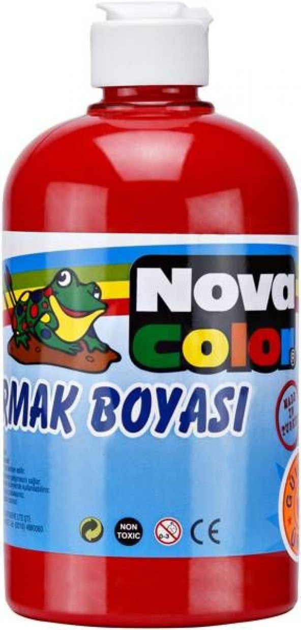 Nova Color Parmak Boyası 500 gr. KIRMIZI