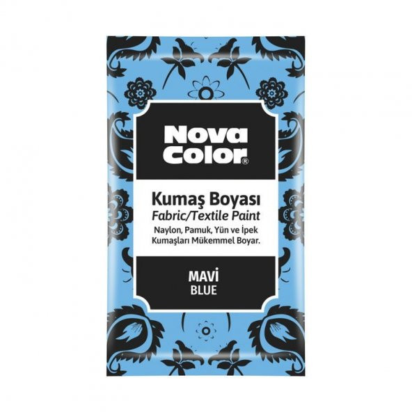 Nova Color Toz Kumaş Boyası 12 gr MAVİ