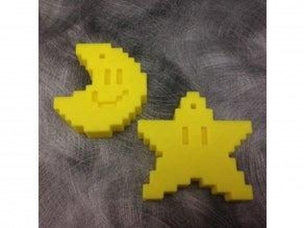 Super Mario World Yıldızı ve Ayı Dekoratif Masaüstü Aksesuarı - 12