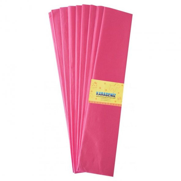 Lino Lüx Krapon Kağıdı (50x200 cm) 10lu Paket PEMBE
