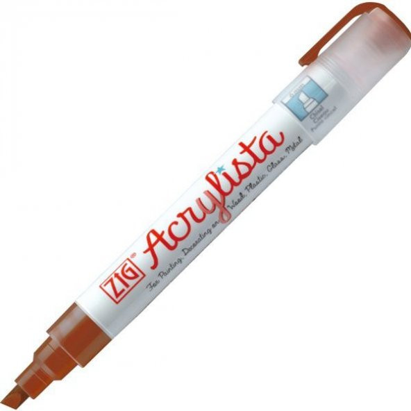 Zig Acrylista Marker Akrilik Boyama Kalemi 6 mm Kesik Uç RUST