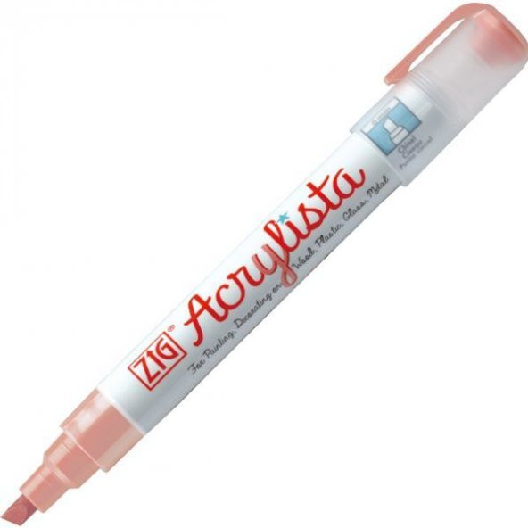 Zig Acrylista Marker Akrilik Boyama Kalemi 6 mm Kesik Uç WILD ROSE
