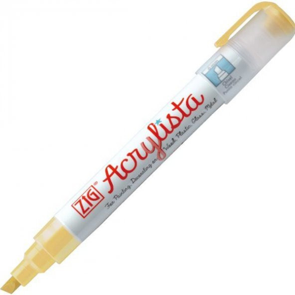 Zig Acrylista Marker Akrilik Boyama Kalemi 6 mm Kesik Uç BUTTERCUP
