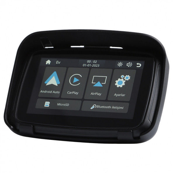 DARK Moto Smart Navigasyon CarPlay / Android Auto / AirPlay 5" Motosiklet Multimedya Ekranı (DK-VA-M100)