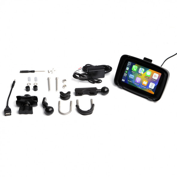 DARK Moto Smart Navigasyon CarPlay / Android Auto / AirPlay 5" Motosiklet Multimedya Ekranı (DK-VA-M100) - 8