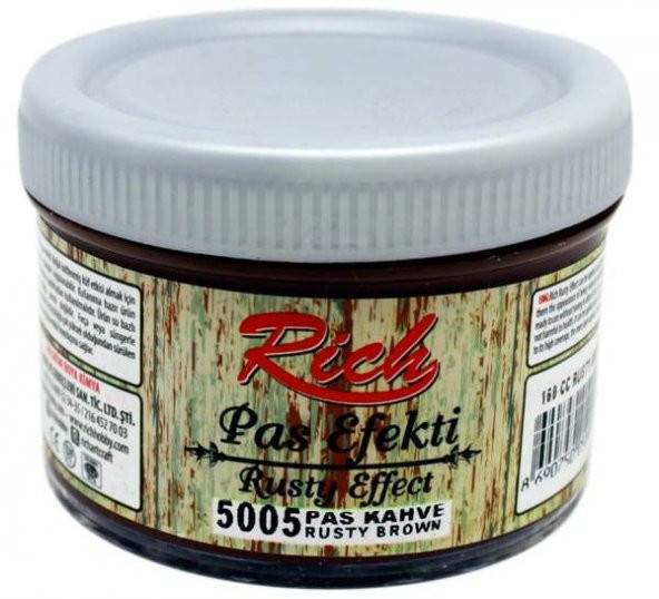 Rich Pas Efekti (Rusty Effect) 150 cc. 5005 PAS KAHVE