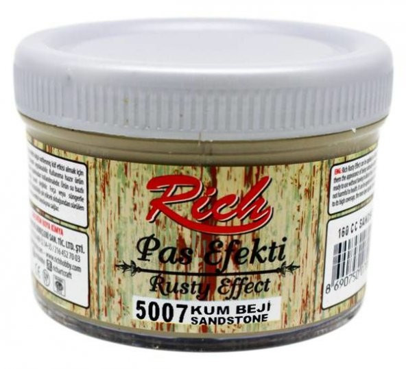Rich Pas Efekti (Rusty Effect) 150 cc. 5007 KUM BEJİ