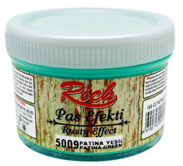 Rich Pas Efekti (Rusty Effect) 150 cc. 5009 PATİNA YEŞİL