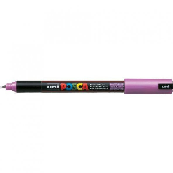 Uni Posca PC-1MR Boyama Markörü 0.7 mm METALİK PEMBE