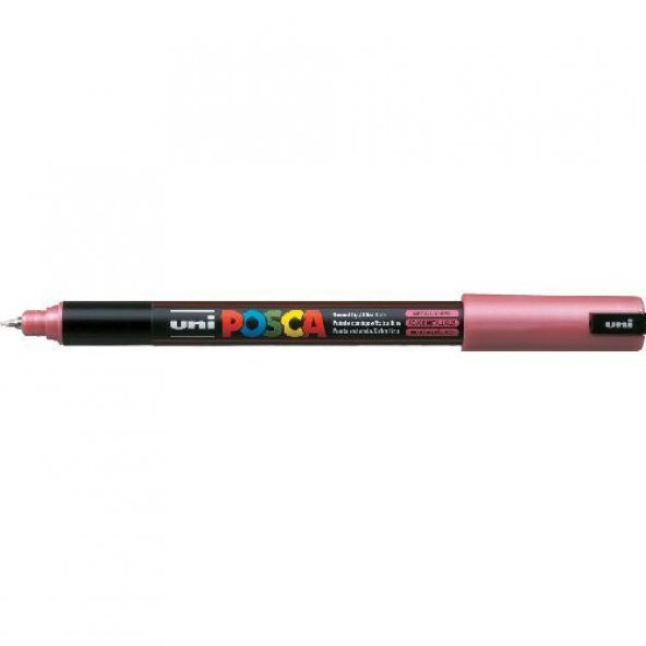 Uni Posca Pc-1Mr Boyama Markörü 0.7 Mm Metalik Kırmızı