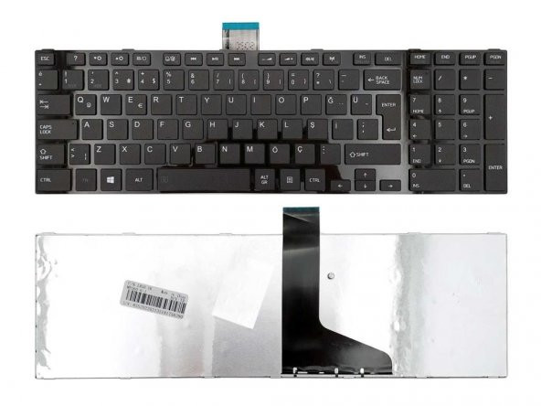 Toshiba Satellite C850-18z Notebook Klavyesi (Siyah TR)