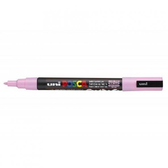 Uni Posca PC-3M Boyama Markörü 0.9-1.3 mm AÇIK PEMBE - 1