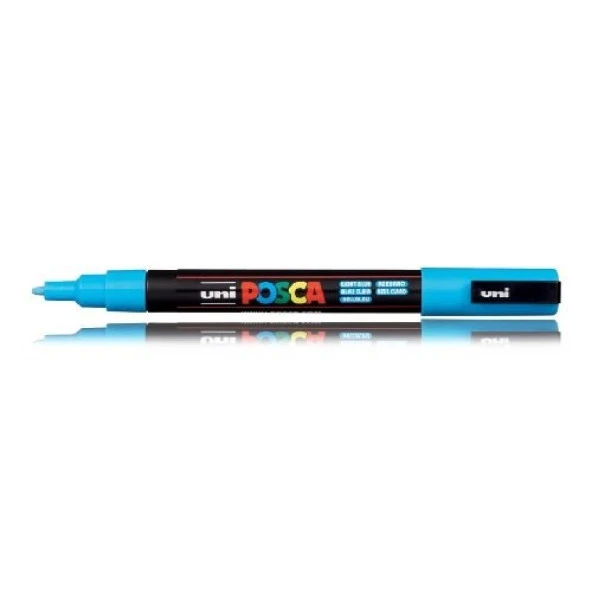 Uni Posca PC-3M Boyama Markörü 0.9-1.3 mm AÇIK MAVİ