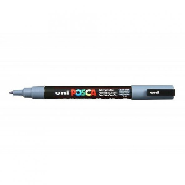 Uni Posca PC-3M Boyama Markörü 0.9-1.3 mm KURŞUN GRİ