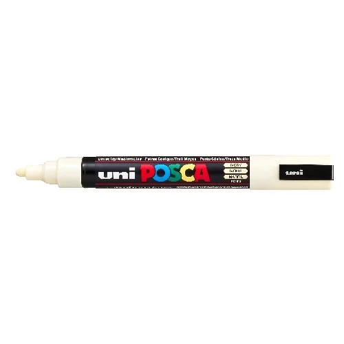 Uni Posca PC-5M Boyama Markörü 1.8-2.5 mm FİLDİŞİ