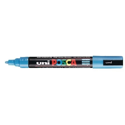 Uni Posca PC-5M Boyama Markörü 1.8-2.5 mm AÇIK MAVİ
