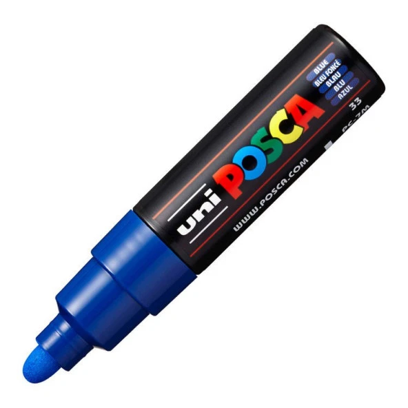 Uni Posca PC-7M Boyama Markörü 4.5-5.5 mm Mavi