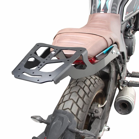 GP Kompozit CF Moto 700 CL-X 2022-2024 Uyumlu Çanta Demiri Siyah