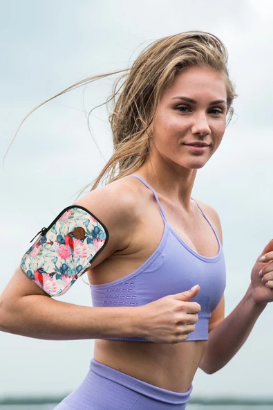 Spor Kol Bilek Telefon Çantası Rose - 2