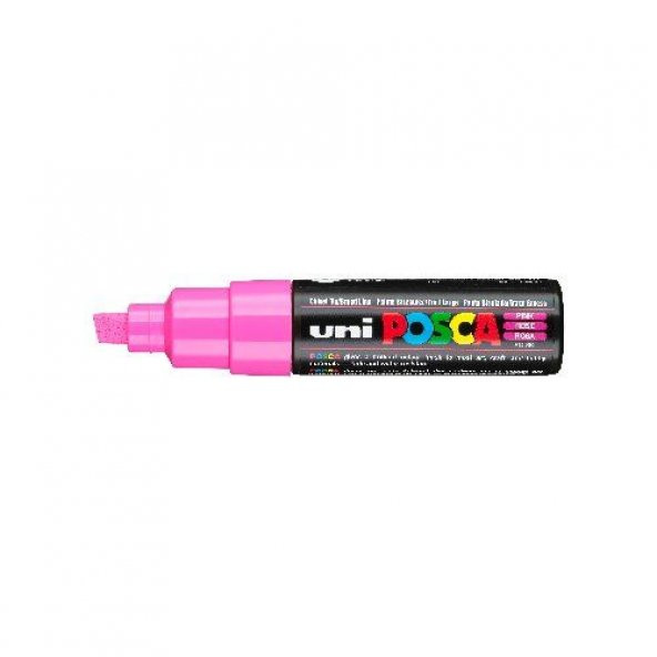 Uni Posca PC-8K Boyama Markörü 8 mm Kesik Uç PEMBE