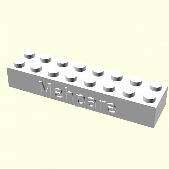 Mehpare Kişiye Özel Üretim Lego Sevgiliye Oyuncak Eşe Hediyelik Organik Plastikten