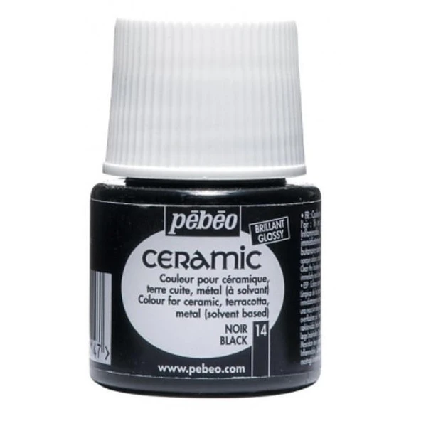 Pebeo Ceramic Seramik Boyası 14 Black