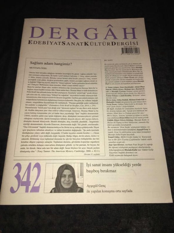 DERGAH Dergisi Ağustos 2018 Sayı 342   ( İKİNCİ EL ÜRÜN )
