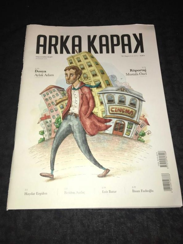 ARKA KAPAK Kitap ve Kültür Dergisi Ocak 2016 Sayı 4 Dosya AYLAK ADAM   ( İKİNCİ EL ÜRÜN )