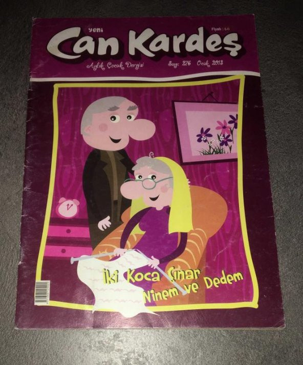 YENİ CAN KARDEŞ Çocuk Dergisi Ocak 2013 Sayı 276   ( İKİNCİ EL ÜRÜN )