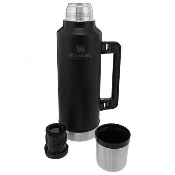 Stanley 10-07934-004 Klasik Vakumlu 1.9 Litre Çelik Termos - Siyah - 3