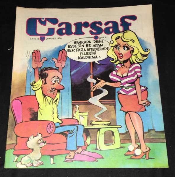 ÇARŞAF Dergisi 29 Mart 1978 Sayı 14   ( İKİNCİ EL ÜRÜN ) - 1
